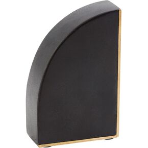 Mud Pie Marble Book End, Black, 5 1/2" x 3 1/2"