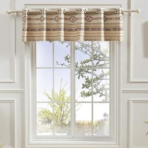Barefoot Bungalow Phoenix Window Treatment, 84 W x 16 L (inches), Turquoise