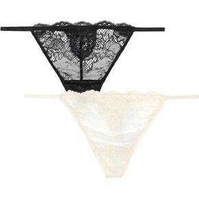 Smart & Sexy Women's Temptation Lace V-String Thong Panty in Kuwait