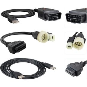 Diagnostic Cable Tool Scanner Kit & Software SDS 8.40 Compatible with Suzuki Outboard Boat Marine,Ytpoools