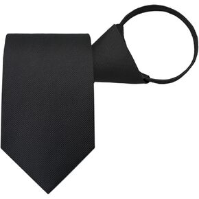 Ties for Men, 3.15'' Men's Pre-tied Ties Adjustable Mens Zipper Neck Tie for Business Wedding Party Shirt Accessories
