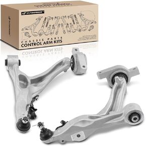 A-Premium 2 x Front Lower Control Arm, with Ball Joint & Bushing, Compatible with Infiniti & Nissan - 2008-2021 - Q50 QX50 Q60 G37 EX35 EX37 370Z, RWD Only