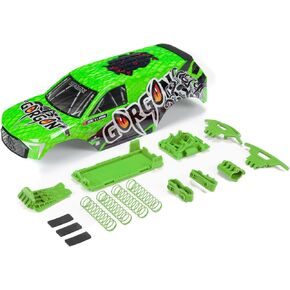 ARRMA Gorgon Painted Decaled Trimmed Body Set (Green), ARA402356
