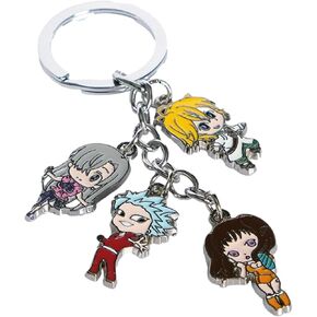GK-O أنيمي الخطايا السبع المميتة شخصيات تأثيري حلقة رئيسية سلسلة المفاتيح قلادة in Kuwait