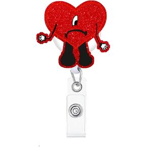 Badge Reel with Belt Clip, Badge Holder Retractable Clip, Retractable for Teachers, Students, Office Workers F