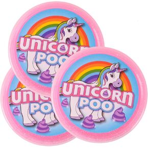 3" Magical Unicorn Poo Putty - Pink & Sparkly (3 Pack)