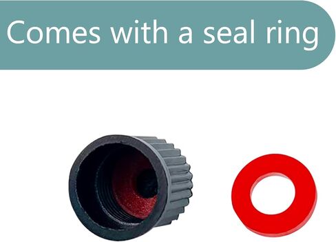 ZUFECY 100 عبوة من أغطية جذعية الصمامات البلاستيكية، أغطية جذعية عالمية للسيارة والدراجات النارية والشاحنات والدراجات والدراجات (أسود) in Kuwait