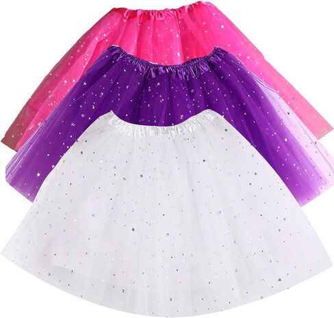 توتو للنساء البالغات، تنورة رقص توتو تول، تنورة منتفخة، تنورة الجنية، ملابس المشهد، 4 طبقات مع بطانة in Kuwait