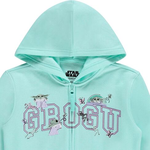 STAR WARS Baby Yoda Girls' Costume Hoodie - The Mandalorian The Child Bassinet Portrait Sizes 4-16 in Saudi Arabia