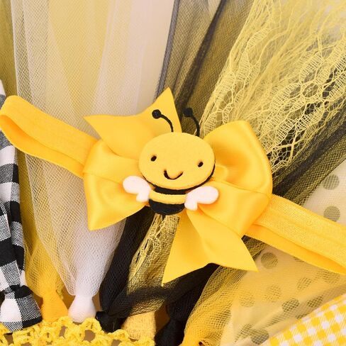 Baby Girls Bumble Bee Tutu Birthday Outfit 1st Cake Smash Halloween Dress Up Costume in Saudi Arabia