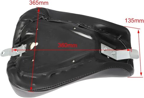 Motorcycle Driver Rider Solo Seat Cushion For Harley Sportster Forty Eight XL1200 883 72 48, Black in Kuwait