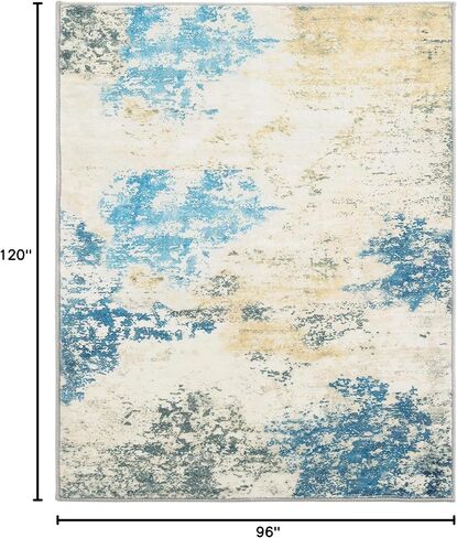 Carvapet Hallway Runner Rug, 2x8 Non Slip Rug with Rubber Backing, Ultra Soft Low Pile Green Rugs, Runner for Hallway, Washable Modern Abstract Area Rug, Boho Non-Shedding Flurry Carpet in Kuwait