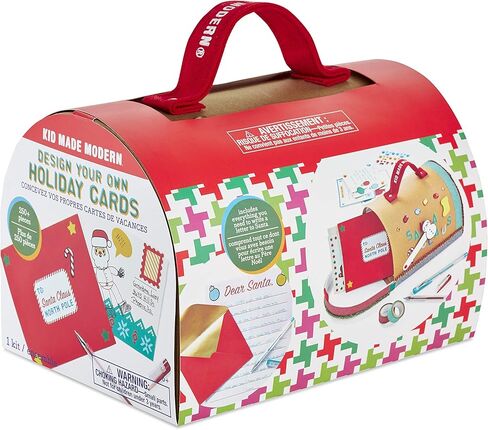 Kid Made Modern - Christmas Craft Party Kit - 175+ Piece Collection - DIY Kids Crafts - Bulk Craft Set - Create Your Own Art - Includes Holiday Inspired Art Supplies - Ages 6+ in Kuwait