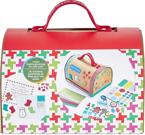 Kid Made Modern - Christmas Craft Party Kit - 175+ Piece Collection - DIY Kids Crafts - Bulk Craft Set - Create Your Own Art - Includes Holiday Inspired Art Supplies - Ages 6+ in Kuwait