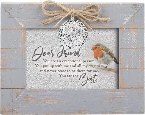 Cottage Garden Good Friends are Far and Few Teal Distressed Locket Music Box Plays That's What Friends are for in Saudi Arabia
