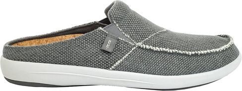 REVITALIGN Men's Siesta Canvas Mule, Grey, 11.5 in Kuwait