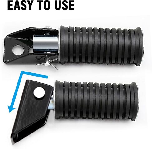 UOIENRT 1 Pair Motocycle Rear Footrest Pegs Foot Peg Universal for Suzuki Baja Mini Bikes for Baja Warrior, Mini Baja, Baja Heat in Saudi Arabia