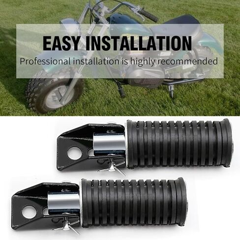 UOIENRT 1 Pair Motocycle Rear Footrest Pegs Foot Peg Universal for Suzuki Baja Mini Bikes for Baja Warrior, Mini Baja, Baja Heat in Saudi Arabia