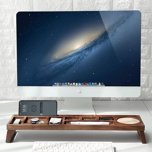 Walnut Wood Desk Organizer, Dask Caddy, Desktop Organizer, Pen Holder for Desk, Office Organizers for Desk, Office Supply Organizer, office desk organizer, stationary organizer for desk in Saudi Arabia