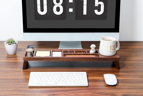 Walnut Wood Desk Organizer, Dask Caddy, Desktop Organizer, Pen Holder for Desk, Office Organizers for Desk, Office Supply Organizer, office desk organizer, stationary organizer for desk in Saudi Arabia