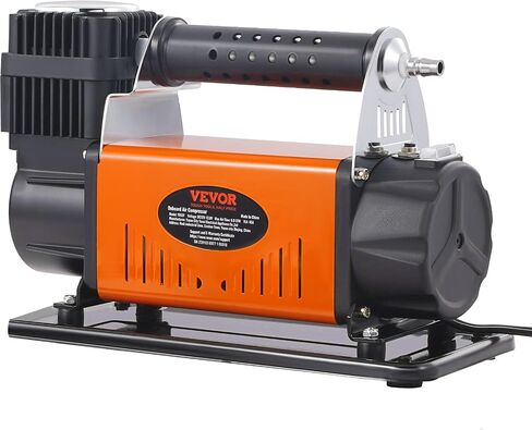 VEVOR Onboard Air Compressor Kit, 150PSI Offroad Air Compressor, Portable Tire Inflator Heavy Duty 3.5CFM Air Pump for Jeep SUV 4x4 Vehicle, Compatibility with Air Tools, Air Horns, Lockers in Saudi Arabia