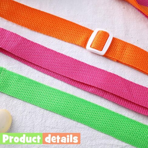 AMOR PRESENT 3 قطع من أكياس جمع الصدف، حقائب شاطئ شبكية، أكياس صدف ملونة، حزام قابل للتعديل لحمل ألعاب الرمل على شكل صدفة البحر in Kuwait