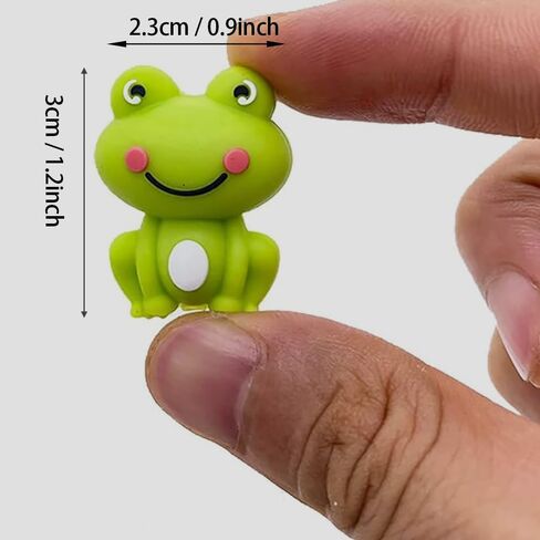 10 قطع 3D الضفدع سيليكون الخرز الضفدع الأحرف البؤرية الخرز الضفدع على شكل الخرز السحر المطاط الضفدع الخرز DIY الحرف فضفاض الخرز فاصل السائبة للأقلام المفاتيح سوار قلادة الحبل صنع in Saudi Arabia