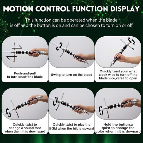 Lightsaber,Smooth Swing Dueling Light Saber,18 Set Sound Effects with 19 Colors Change,Motion Control Premium Metal Handle,Adults and Kids Collectible Roleplay Item（119cm） in Kuwait