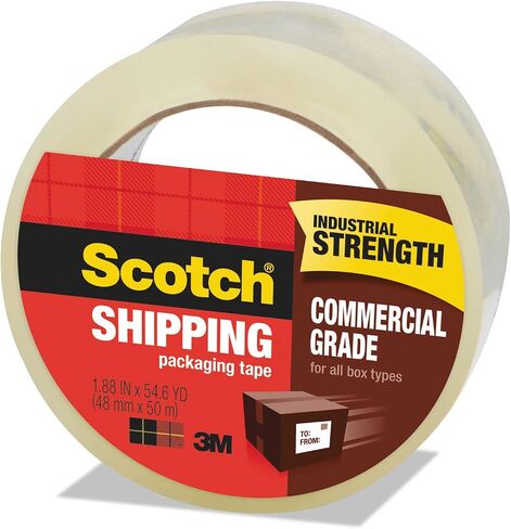 Scotch 3750 Packaging Tape, Refill, 1.88-Inch x54.6Yds, 1Roll, Clear in Saudi Arabia