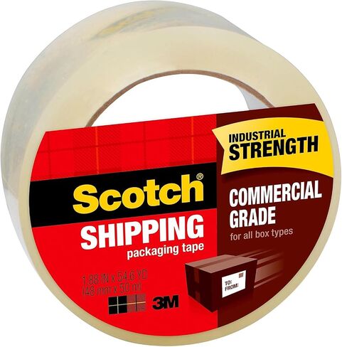 Scotch 3750 Packaging Tape, Refill, 1.88-Inch x54.6Yds, 1Roll, Clear in Saudi Arabia