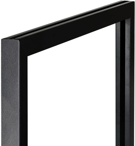 DISPLAYSWORKER Sign holder floor stand, heavy Duty Pedestal poster banner stand for display,22×28 inch slide-in double sided poster sign holder floor standing for board Display (Black, 22×28) in Saudi Arabia