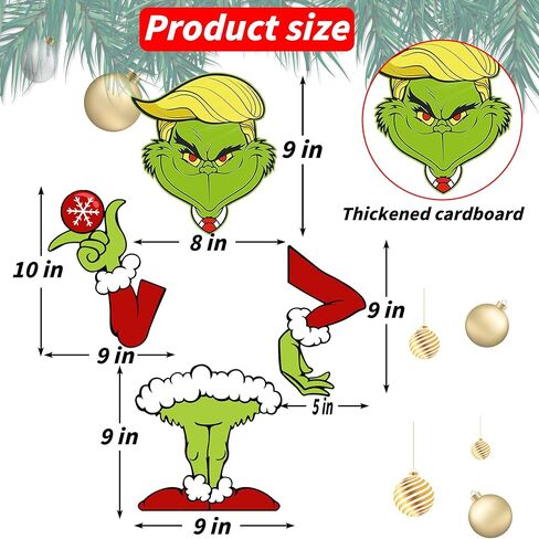 ديكور شجرة عيد الميلاد - ديكور عيد الميلاد للسياج، المرآب، عطلة عيد الميلاد، ديكور حفلات المنزل in Kuwait