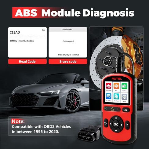 الماسح الضوئي Autel Autolink AL329 Obd2، قارئ رمز المحرك العالمي للسيارات، الترقية من أداة التشخيص AL319، ماسح ضوئي لجاهزية I/M، أداة مسح التوصيل والتشغيل مع بيانات إطار تجميد البيانات الحية in Saudi Arabia