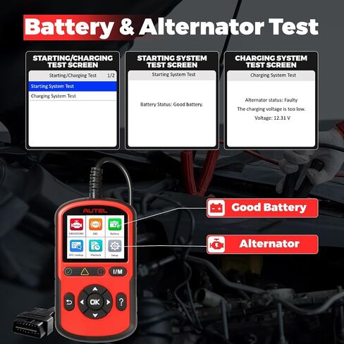 الماسح الضوئي Autel Autolink AL329 Obd2، قارئ رمز المحرك العالمي للسيارات، الترقية من أداة التشخيص AL319، ماسح ضوئي لجاهزية I/M، أداة مسح التوصيل والتشغيل مع بيانات إطار تجميد البيانات الحية in Saudi Arabia