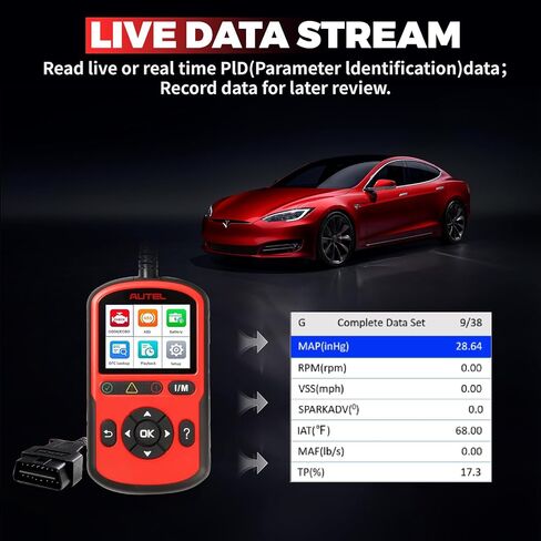 الماسح الضوئي Autel Autolink AL329 Obd2، قارئ رمز المحرك العالمي للسيارات، الترقية من أداة التشخيص AL319، ماسح ضوئي لجاهزية I/M، أداة مسح التوصيل والتشغيل مع بيانات إطار تجميد البيانات الحية in Saudi Arabia