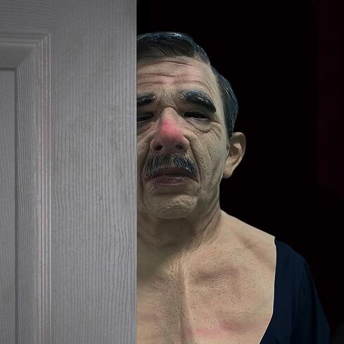 Halloween Old Man Mask Portable Full Face Covering Scary Wrinkle Grandpa Mask Realistic Latex Mask Halloween Cosplay Party in Saudi Arabia