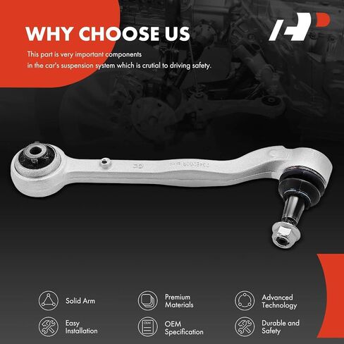 A-Premium Front Right Rearward Lower Control Arm, with Ball Joint & Bushing, Compatible with Cadillac CT4 2020-2022, ATS 2013-2019, RWD in Saudi Arabia