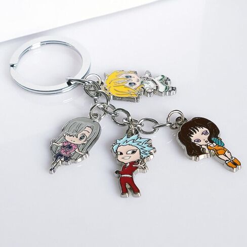 GK-O أنيمي الخطايا السبع المميتة شخصيات تأثيري حلقة رئيسية سلسلة المفاتيح قلادة in Kuwait