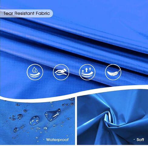 Cosmine Hooded Rain Poncho for Adult with Pocket, Waterproof Lightweight Unisex Raincoat Jacket for Hiking Camping Emergency in Saudi Arabia