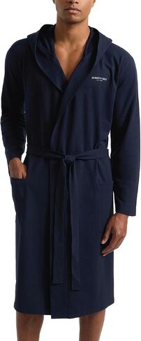 Kenneth Cole New York Men's Hooded Bathrobe - Soft Lightweight Long Sleeve Premium Spa Robe for Men (Sizes: M-XL) in Saudi Arabia