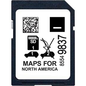 أحدث إصدار من بطاقة SD للملاحة GPS 85549837، متوافق مع 2021-2023 Envision، XT6، Silverado 1500/2500/HD/3500 HD، Sierra 2500 HD/3500HD، 2022 Silverado 1500 LTD، خرائط الولايات المتحدة الأمريكية/Can/Mex