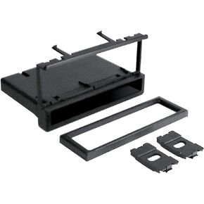 Scosche FD1327B Compatible with 1995-07 Ford / Lincoln / Mercury / Mazda DIN w/Molded Pocket Dash Kit Black