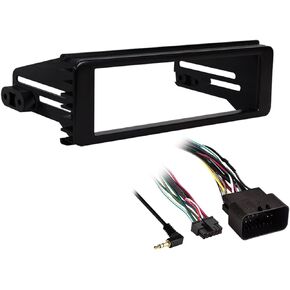 Metra 99-9600 Stereo Installation Kit for Select 1998-2013 Harley Davidson Motorcycles (Black)