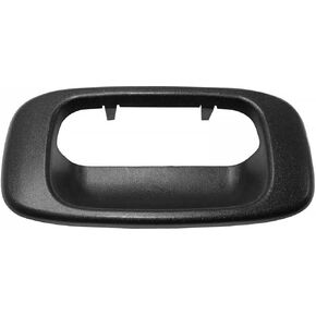 Parts N Go 1999-2007 Silverado Sierra 1500 2500 3500 Tailgate Handle Trim Bezel Cover Replacement Black Textured Plastic Rear Exterior - GM1916102, 15228539