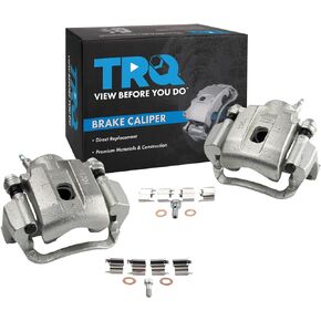 TRQ New Rear Disc Brake Caliper with Bracket & Hardware Pair for Sequoia Tundra