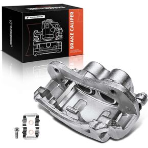 A-Premium Disc Brake Caliper with Bracket Compatible with Select Chevy and Pontiac Models - Equinox 2007-2009, Captiva Sport 2012-2015, Torrent 2007-2009, Front Driver Side