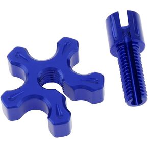 Windance M8 Motorcycle Brake Clutch Cable Wire Adjuster, CNC Aluminum Slotted Screws Fit for AR125LC / EN500 / GPX250 ATC UTV Sport Bike