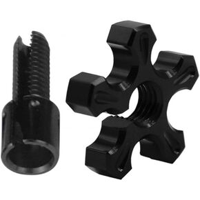 Windance M8 دراجة نارية كابل قابض فرامل سلك الضابط، CNC الألومنيوم مشقوق مسامير تناسب AR125LC / EN500 / GPX250 ATC UTV الرياضة الدراجة