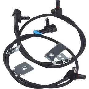 Compatible with 2 pcs Front ABS Wheel Speed Sensor Chevy Suburban Silverado Tahoe GMC Yukon Cadillac Escalade 1996 1997 1998 1999 2000 2001 2002 2003 2004 2005, Left & Right 15991986 15997039