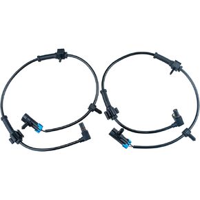 Front ABS Wheel Speed Sensor Left & Right fit for 1999 2000 2001 2002 2003 2004 2005 2006 Chevy Silverado 1500 Avalanche Suburban Express Tahoe, GMC Sierra Yukon XL Savana, Cadillac Escalade, ALS482